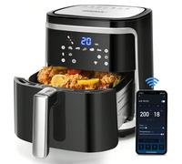 Friteuse à air intelligente sans huile. 1900W, 7L. Mode manuel, écran tactile LED, 7 fonctions préréglées + maintien au chaud et mode manuel. Connexion Wifi. [Connexion Wifi]La friteuse à air Smart Cu