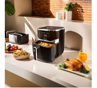 Friteuse à air - KITCHENCOOK - AIRMED55 - Capacité 5,5L - Puissance 1400W - 7 programmes préréglés