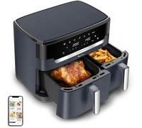 Friteuse à air - MOULINEX - Dual Easy Fry XXL - 11L - 7 programmes - Gris Poivre de Java
