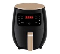 Friteuse à air multifonctionnelle r4,5 L Home r, four électromécanique multifonction sans fumée pour frites, commande tactile, stabilisation noire