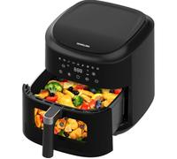 Friteuse à Air Numérique XL 9L - 2350W, 9 Fonctions Préréglées, Grande Fenêtre de Visualisation, Cuisson Sain avec Peu ou Sans Huile