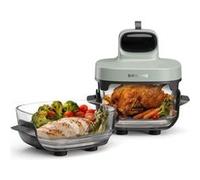 Friteuse à Air DREAME Tasti PT60 en Verre Portable 5 en 1, Air Chaud Circulant en 3D, 2,5L+4,5L, Verre Borosilicate de 6mm