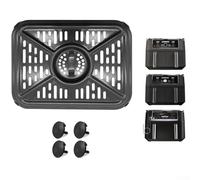 Friteuse à air pour friteuse à air chaud Ninjai DZ401 550 DZ401 DZ550 10QT DualZone Friteuse à air chaud Rack Pièces de rechange Accessoires avec 4 pare-chocs en caoutchouc