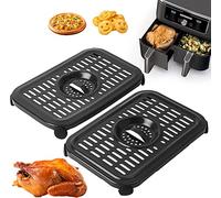 Friteuse à air pour friteuse à air ninja, pack de 2 friteuses à air remplaçables plaque croquante plateau de cuisson Ninja foodI dz090 dz201 dz100 accessoires pour friteuse à air, lave - vaisselle
