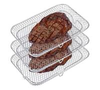 Friteuse à air Rack pour four, friteuse à air et four amovible Gril de four | Grille Grille Cuisson Cuisson Séchage Réfrigération Cuisinière à vapeur Micro-ondes Friteuse à air Viande Poisson Légumes