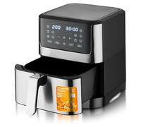 Friteuse À Air Sans Huile Grande Capacité 8 L, Friteuse À Air Électrique Automatique Et Intelligente For Usage Domestique, Appareil De Cuisson Multifonction