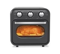 Friteuse à air Supérieur Vintage Empotec Couleur Gris Four 230 Degrés Cuisson Minuteur 16 L Puissance 1200-1400 W Tension 220-240 V Poignées Multifonctions Sécheur d'Aliments Air Fryer (Gris)