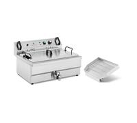 Friteuse à beignets - HELLOSHOP26 - 23 litres - 3000 W - Inox - Température max 200 °C