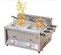 Friteuse à couvercle supérieur, contrôle intelligent de la température, machine à frites, facile à utiliser, friteuse électrique à friture de 12 L avec panier en acier inoxydable