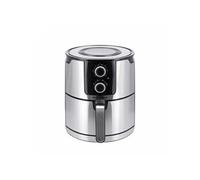 JUST PERFECTO Friteuse Sans Huile 4L | 1400 W | Acier inoxydable | Avec fonction minuterie | Passe au lave-vaisselle | Airfryer, friteuse à air enroué, friteuse