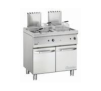 Friteuse à gaz 700 mm 2 x 23 Litres 30 kW