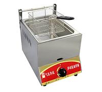 Friteuse à gaz en acier inoxydable avec panier et couvercle, 10 L/20 L GPL pour la maison, la cuisine, le restaurant