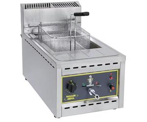 Friteuse à Gaz Professionnelle 12 Litres Roller Grill - 8 kW - 1 Cuve