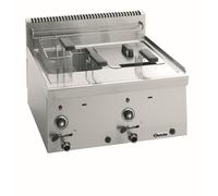 Friteuse a gaz professionnelle 600 mm - 2 cuves de 8 litres - Bartscher