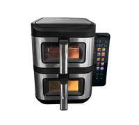 Friteuse à graisse à double chambre avec hublots 2800W