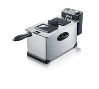 Friteuse à huile SEVERIN - FR2431en inox brossé, 2000 W, 3 L