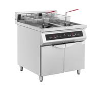 Friteuse à induction - 2 x 30 L - 60 à 190 °C - Royal Catering