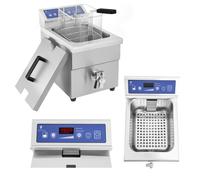 Friteuse à induction avec robinet 230V Royal Catering 10L