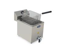 Friteuse à Poser en Inox avec Vidange 8 L - H 395 à 430 mm - Atosa