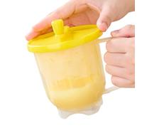Friteuse à œufs, facile à , portable, avec manivelle à main, fabricant d'œufs et friteuse, sans danger pour le micro-ondes, pour le petit déjeuner, le déjeuner, la cuisine, le bureau, la