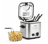 FRITEUSE + Appareil à FONDUE 2 EN 1/ 1,2 L thermostat réglable anti surchauffe [EEK: Conforme]