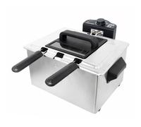 Arthur Martin Friteuse électrique AMPFH50 – 5 L, 3 paniers, 190°C, 2000 W