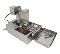 Friteuse automatique à beignets, 4 rangées avec trémie de 5,5 L, contrôle de l'épaisseur réglable, panneau intelligent pour boulangerie, magasin de desserts, centre commercial, restaurant