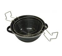 Friteuse avec panier 20 cm noir