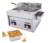 Friteuse avec panier amovible et contrôle de température pour frites et beignets