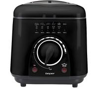 Friteuse - BEPER - 1L - 950W - Température réglable jusqu'à 190°C - Noir