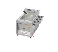 Friteuse commerciale à dinde électrique avec grand panier de comptoir en acier inoxydable épaissi for restaurants et snack-bars Chauffage Rapide(K)