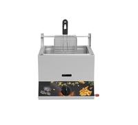 Friteuse commerciale à dinde électrique avec grand panier de comptoir en acier inoxydable épaissi for restaurants et snack-bars Chauffage Rapide(C)