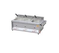 Friteuse commerciale à dinde électrique avec grand panier de comptoir en acier inoxydable épaissi for restaurants et snack-bars Chauffage Rapide(T)