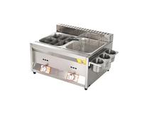 Friteuse commerciale à dinde électrique avec grand panier de comptoir en acier inoxydable épaissi for restaurants et snack-bars Chauffage Rapide(I)