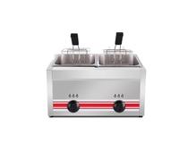 Friteuse commerciale à dinde électrique avec grand panier de comptoir en acier inoxydable épaissi for restaurants et snack-bars Chauffage Rapide(G)