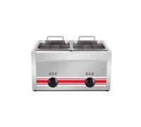 Friteuse commerciale à dinde électrique avec grand panier de comptoir en acier inoxydable épaissi for restaurants et snack-bars Chauffage Rapide(O)