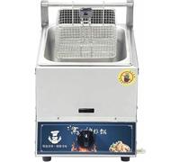 Friteuse commerciale à gaz professionnel, 10L / 20L Chips de poulet en acier inoxydable avec cuillère à panier, pour la cuisine à domicile du restaurant ~/