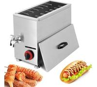 Friteuse commerciale à hot-dog, machine à fromage de maïs de 21 L pour restaurants, magasins et usage domestique | Bâtons à frire pour délicieux hot-dogs
