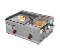 Friteuse commerciale avec panier de vidange d'huile, multifonction pour restaurants et centres commerciaux