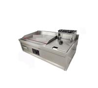 Friteuse commerciale avec panier Restaurant ou friteuse électrique domestique de bureau amovible en acier inoxydable grande capacité Cuisinez Facilement Grande Variété D'aliments(B)