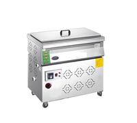 Friteuse commerciale, friteuse électrique à dinde avec grand panier, de comptoir en acier inoxydable épais for restaurants et snack-bars Chauffage Rapide(Gas 50L)