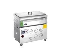 Friteuse commerciale, friteuse électrique à dinde avec grand panier, de comptoir en acier inoxydable épais for restaurants et snack-bars Chauffage Rapide(Gas 30L)