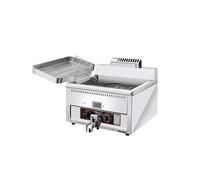 Friteuse commerciale, friteuse électrique à dinde avec grand panier, verticale en acier inoxydable robuste for restaurants et snack-bars Chauffage Rapide(15L single cylinder gas fryer)