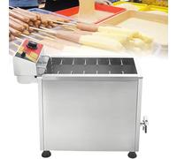 Friteuse commerciale pour chien de maïs 3000 W, température réglable 60-200 ℃, frire 12 chiens de maïs à la fois, protection haute température, idéale pour les restaurants