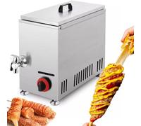 Friteuse commerciale pour chien de maïs avec gaz GPL pour friture de hot-dogs et bâtonnets de fromage dans les restaurants, les snack-bars et les cuisines à domicile