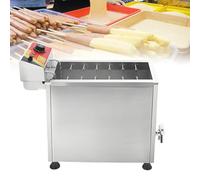 Friteuse commerciale pour chiens de corn, friteuse électrique 25L, réglable en température 60-200C, cuisinières 12 pièces simultanément, construction en acier inoxydable pour les restaurants et les év