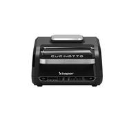 Friteuse Cucinotto P101FRI080 1700W 8 Programmes Gril Sans Fumée Température Réglable Arrêt Automatique Noir