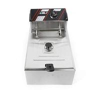 Friteuse de 6 l, en acier inoxydable, 2500 W, multifonction, avec panier, 60 à 200 °C, pour la cuisine, professionnelle, convient pour les frites et les collations