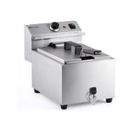 Friteuse de table MASTERPRO 8 litres - Gris - 3250 Watt - Acier au chrome