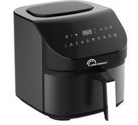 LITTLE BALANCE 8704 Crousty Light XL, Friteuse sans huile, Air Fryer, 10 programmes pré-définis, 7 litres pour 6 personnes, 1600 W, Noir